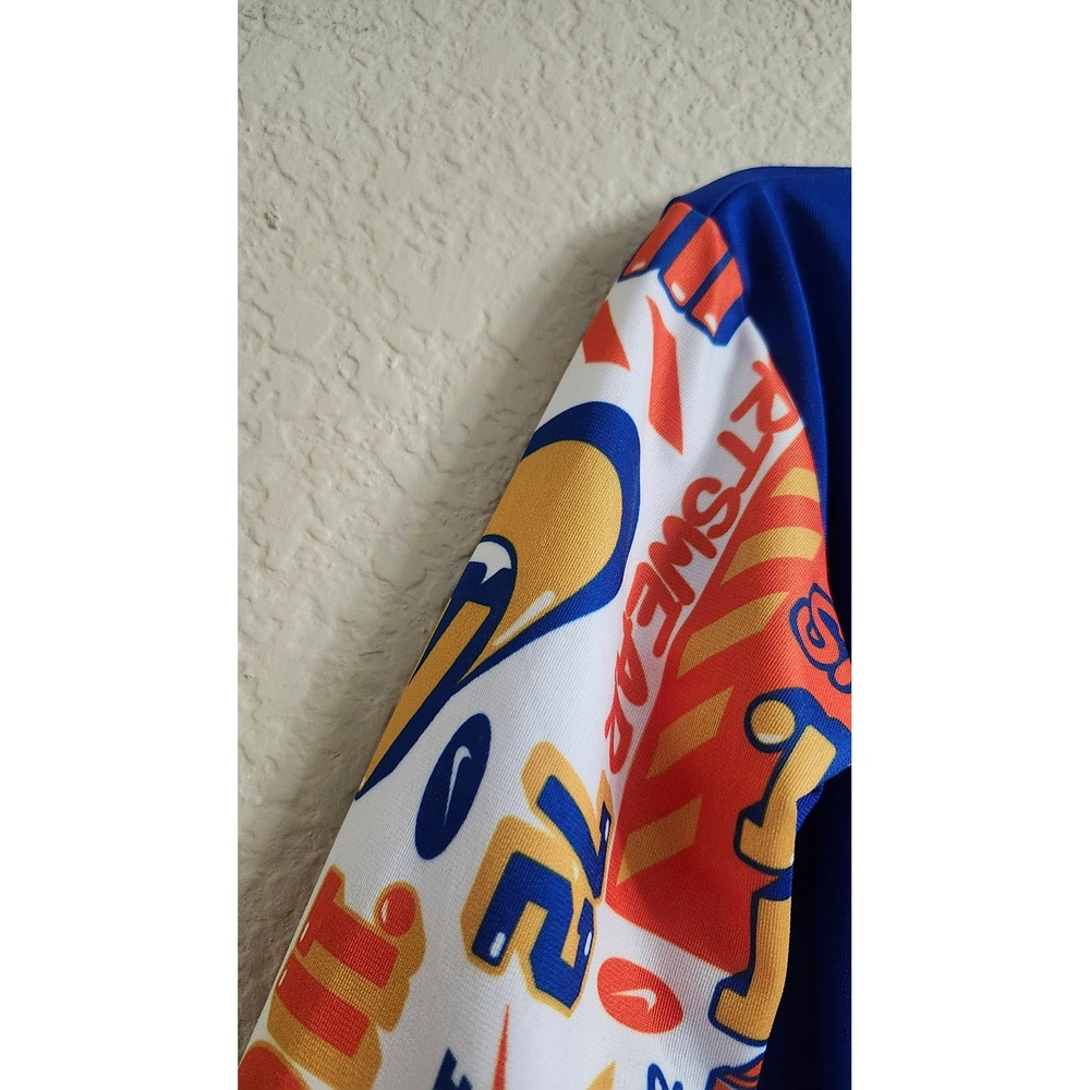 Nike Kids Royal Blue Just Do It Graphic Print Full Zip Track Jacket 3T Boys - Picture 7 of 13